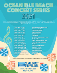 Ocean Isle Beach Announces Summer Concert Schedule - The Retreat at